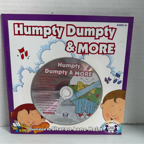 Sing & Read Along HUMPTY DUMPTY & MORE songs & book - Picture 1 of 4